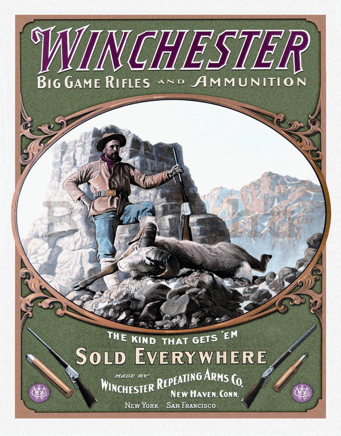 Fémplakát - Winchester