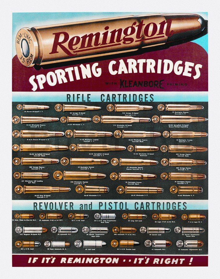 Fémplakát - Remington (Sporting Cartridge)