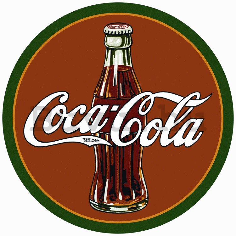 Fémplakát - Coca-Cola (klasszikus logó)