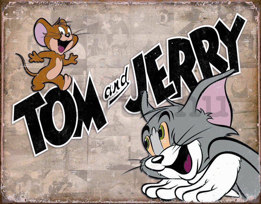 Fémplakát - Tom & Jerry