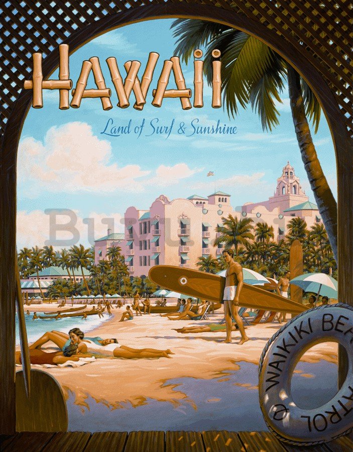 Fémplakát - Hawaii (1)
