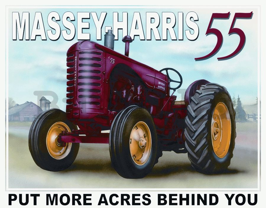 Fémplakát - Massey-Harris 55