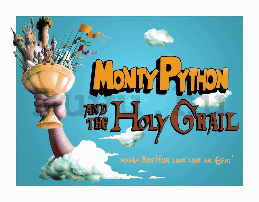 Fémplakát - Monty Python (Holy Grail)
