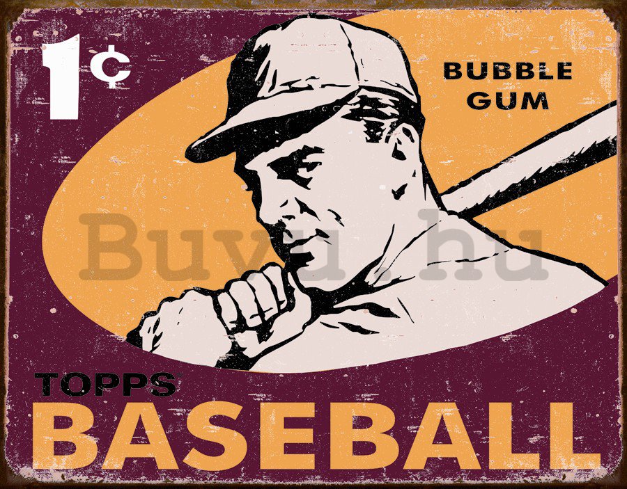 Fémplakát - Topps 1959 Baseball