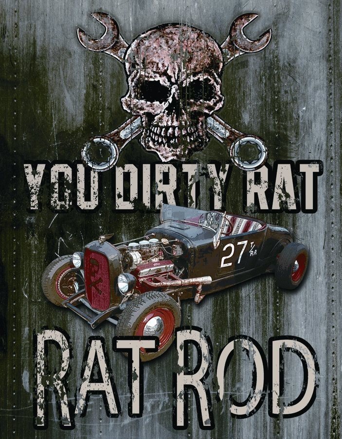 Fémplakát - Legends (Dirty Rat)