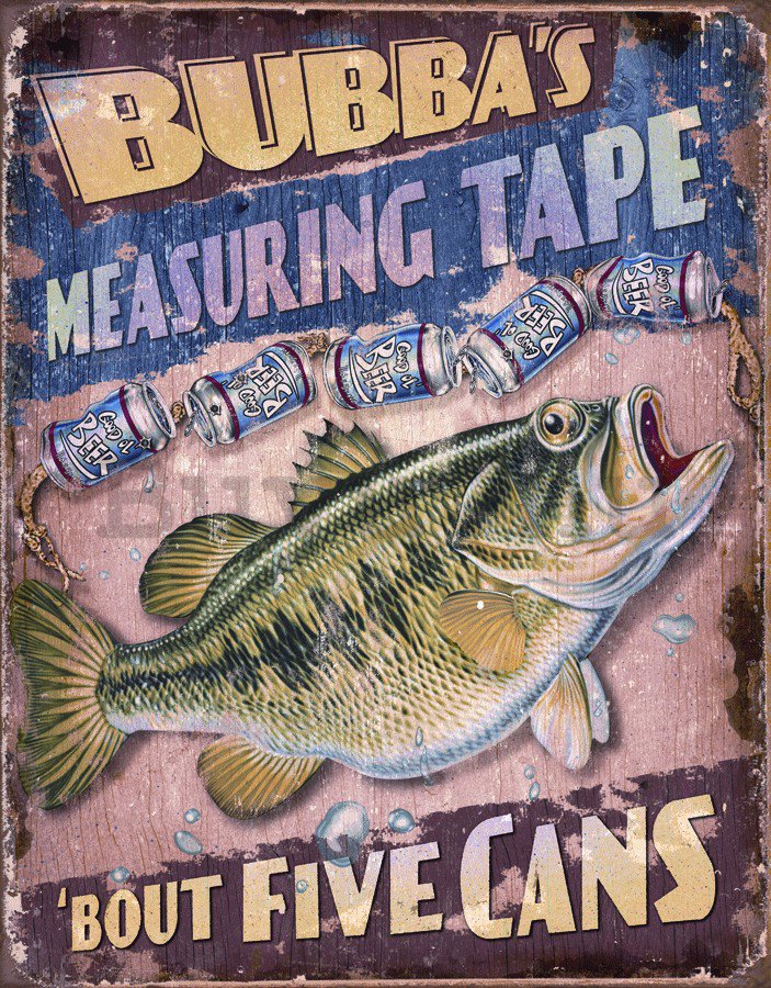 Fémplakát - BUBBAS Measuring Tape