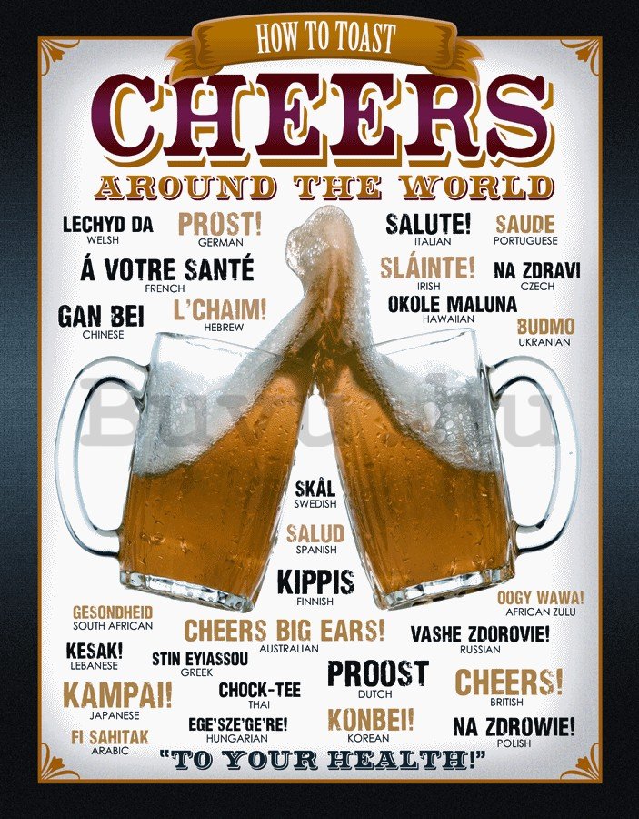Fémplakát - Beer (Cheers)