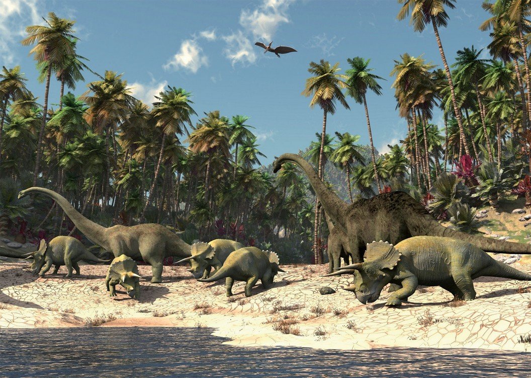 Fotótapéta: Dinoszauruszok - 254x368 cm