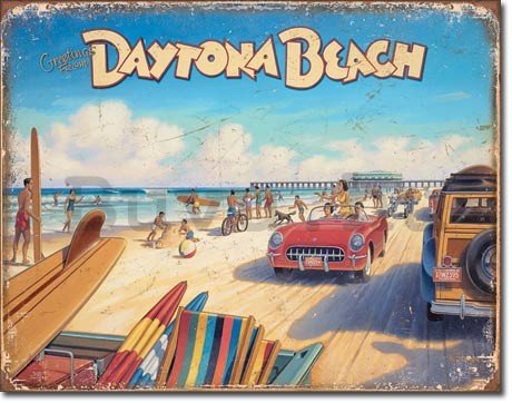 Fémplakát - Daytona Beach