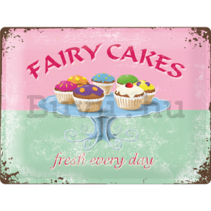 Fémtáblák: Fairy Cakes - 30x40 cm