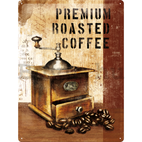 Fémtáblák - Premium Roasted Coffee