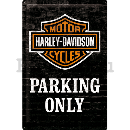 Fémplakát - Harley-Davidson (Parking Only)