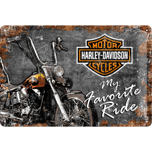 Fémtáblák - Harley-Davidson (My Favorite Ride)