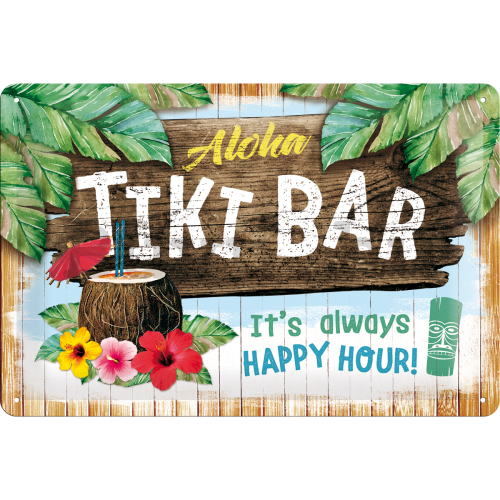 Fémtáblák - Tiki Bar