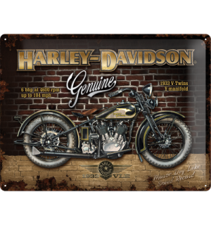 Fémtáblák – Harley-Davidson Genuine 1933