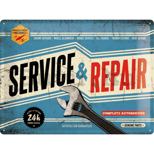 Fémtáblák - Service & Repair