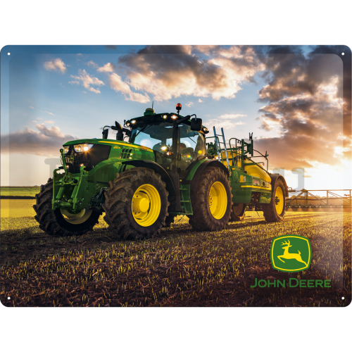 Fémtáblák: John Deere (Traktor) - 30x40 cm