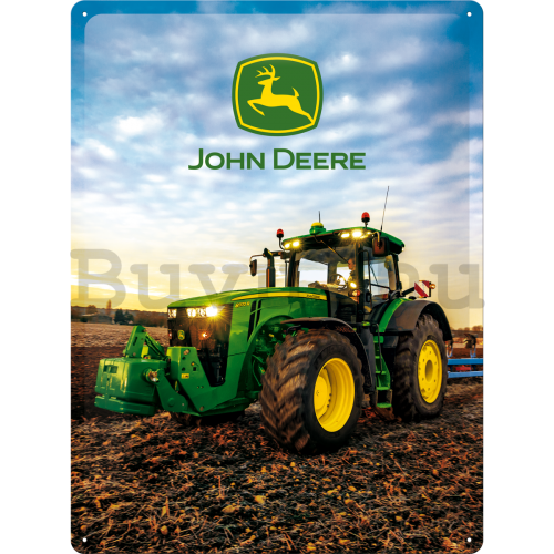 Fémtáblák: John Deere (Traktor) - 40x30 cm