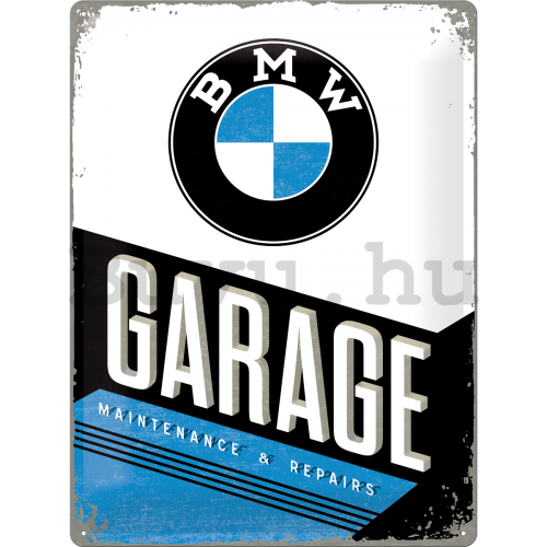Fémtáblák: BMW Garage - 30x40 cm