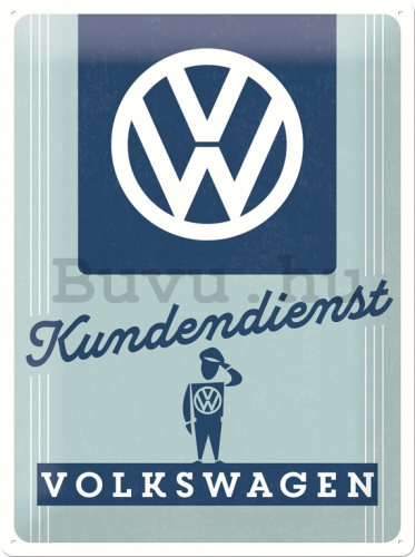 Fémplakát - Volkswagen (Kundendienst)