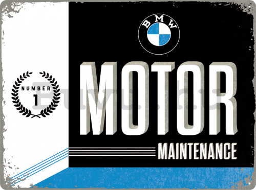 Fémplakát - BMW Motor Maintenance