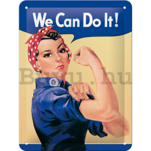 Fémplakát: We Can Do It! - 20x15 cm