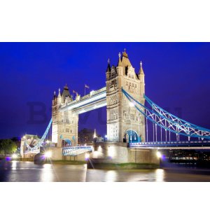 Fotótapéta: Éjszakai Tower Bridge - 254x368 cm