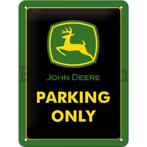 Fémplakát - John Deere Parking Only