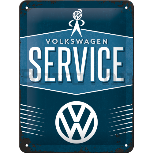 Fémplakát: VW Service - 20x15 cm
