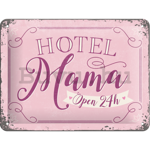Fémplakát - Hotel Mama