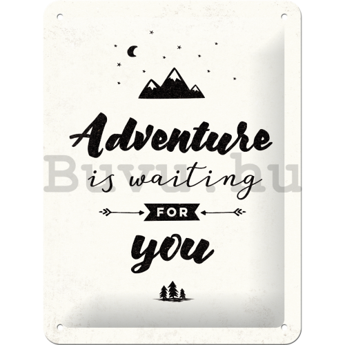 Fémplakát - Adventure is Waiting for You