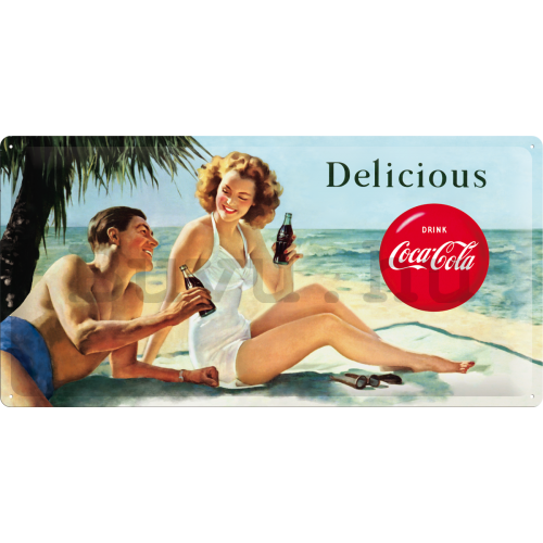 Fémplakát - Coca-Cola (strand)