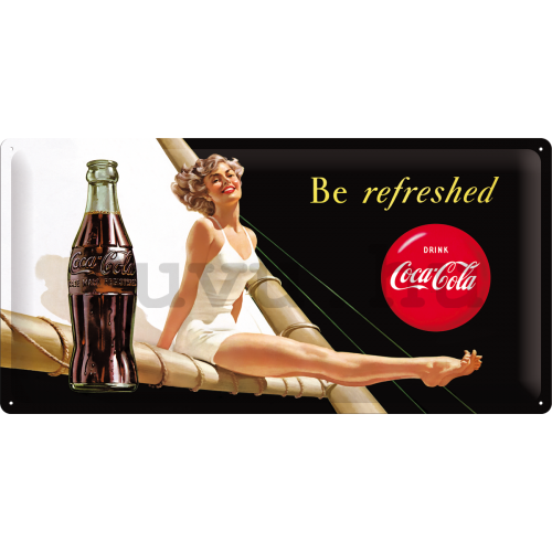 Fémplakát - Coca-Cola (Be Refreshed)