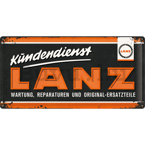 Fémplakát - LANZ (Kundendienst)