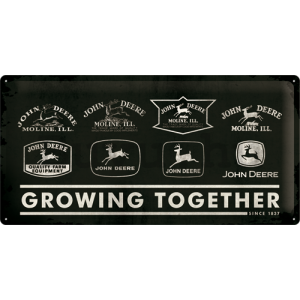 Fémplakát - John Deere (Growing Together)