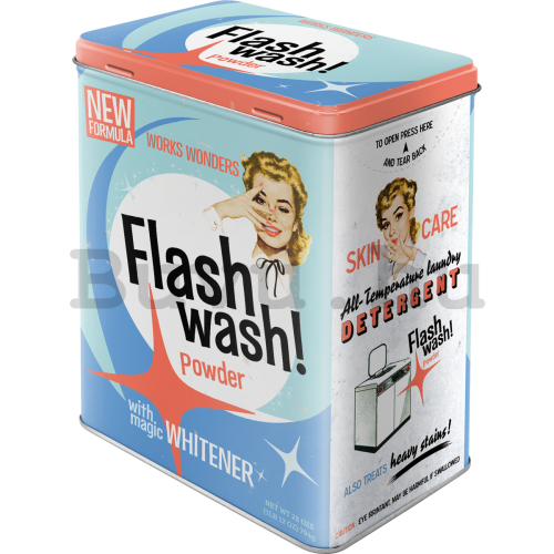 Fémdoboz L - Flash Wash
