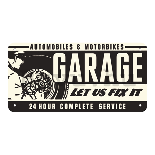 Felakasztható fémtáblák - Garage