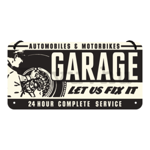 Felakasztható fémtáblák - Garage