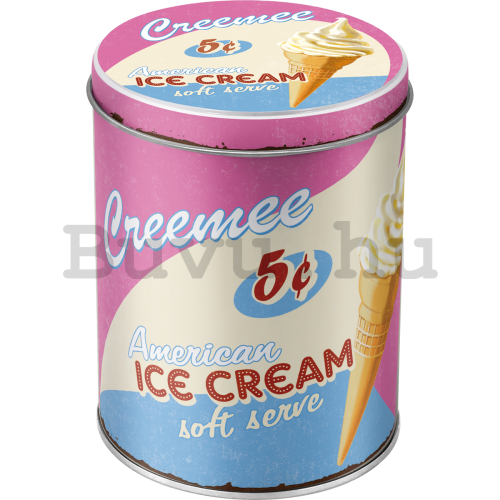 Fémdoboz kör alakú - Ice Cream