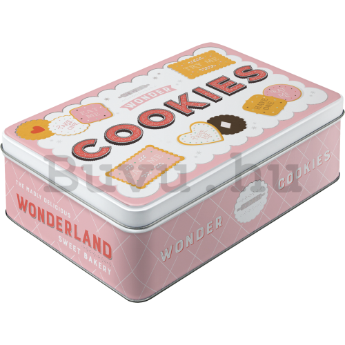 Fémdoboz lapos - Wonder Cookies