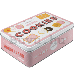 Fémdoboz lapos - Wonder Cookies