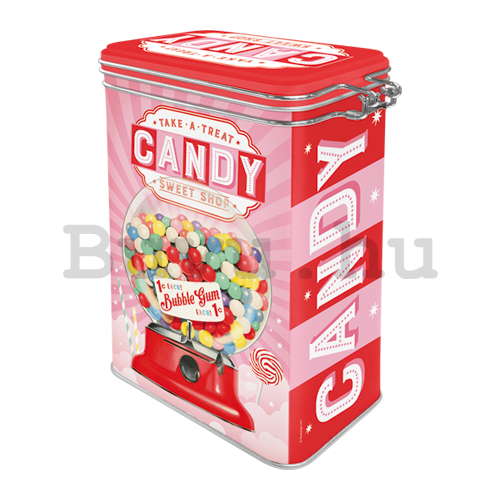 Fémdoboz csatos - Candy (Sweet Shop)