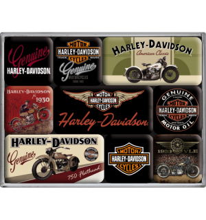 Mágnes készlet - Harley Davidson (2)