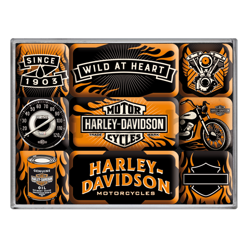 Mágnes készlet - Harley-Davidson (Wild at Heart)