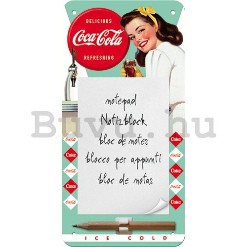 Jegyzettömb - Coca-Cola (lány)