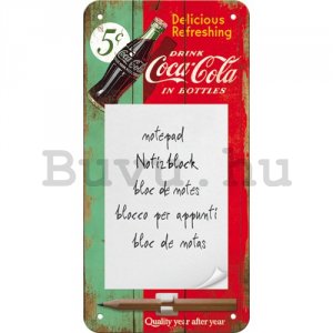 Jegyzettömb - Coca-Cola (kétszínű)
