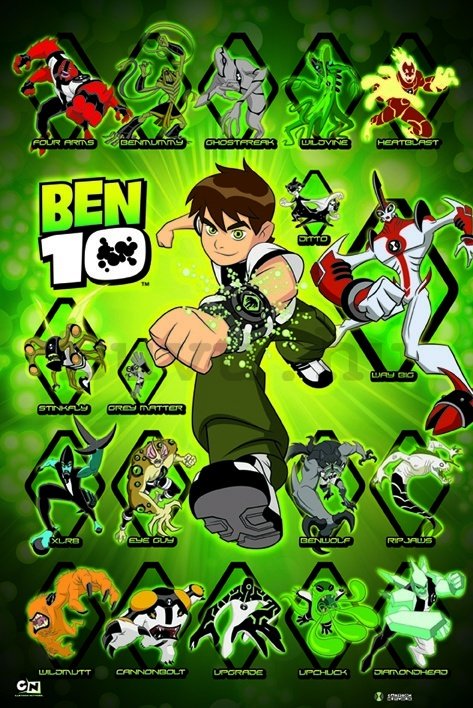 Plakát - Ben 10 characters (1)