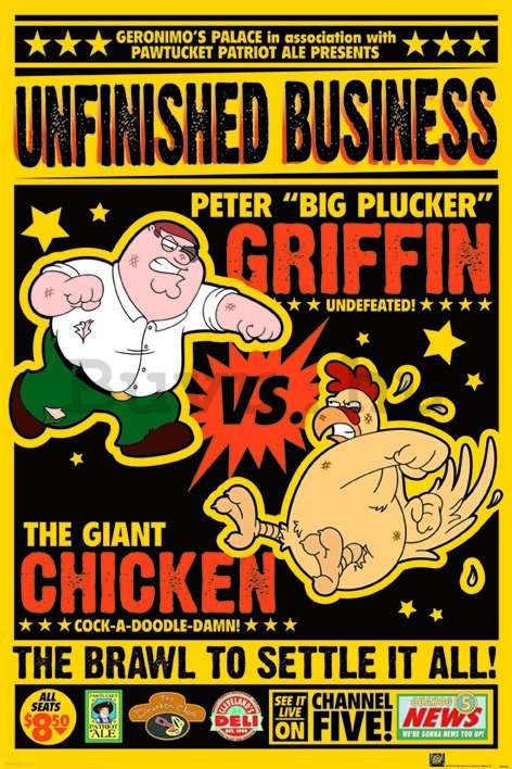 Plakát - Family Guy Chicken