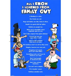Plakát - Family Guy All I Know