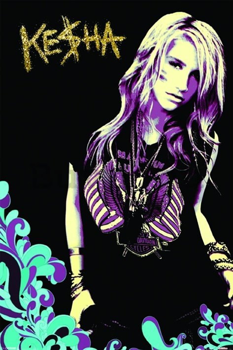 Plakát - Kesha (Retro)